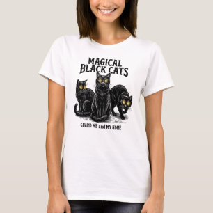 T-shirt Chats noirs magiques