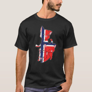 T-shirt Chats Norvège Norvège Norvégien