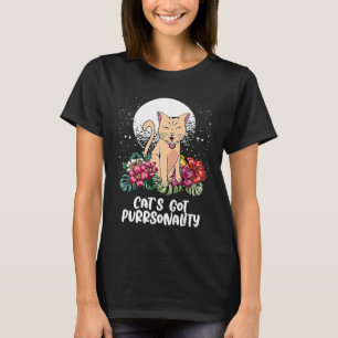 T-shirt Chats ont du caractère chat dictons citations de c