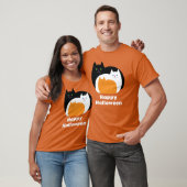 T-shirt Chats orange d'Halloween (Unisexe)