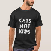 T-shirt Chats Pas Enfants Chat Propriétaire Chat Lady Papa (Devant)