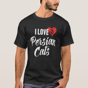 T-shirt Chats Persans Cadeau pour les Amateurs de Chats