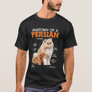 T-shirt Chats Persans L'ANATOMIE DU CHAT PERSAN Propriétai