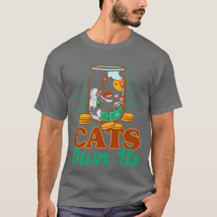 T-shirt Chats Possèdent Nous Amoureux de les chats Sayings
