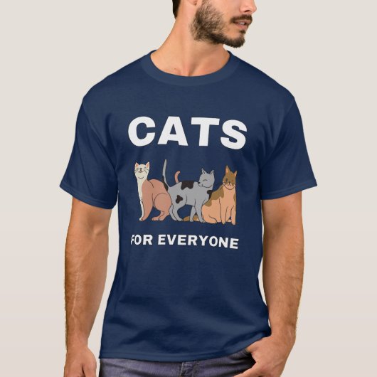 T-shirt Chats pour tous (Devant)