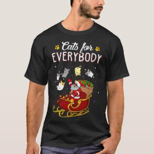 T-shirt Chats pour tous Noël Chat Amusants Noël San