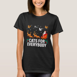 T-shirt Chats Pour Tous Noël Chat Fun Xmas Femmes Sa