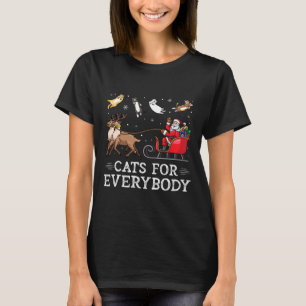 T-shirt Chats Pour Tous Noël Chat Fun Xmas Femmes Sa