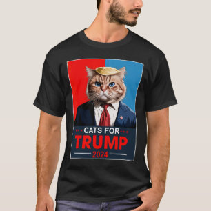 T-shirt Chats pour Trump 2024 Drôle Vote pour Trump Chats