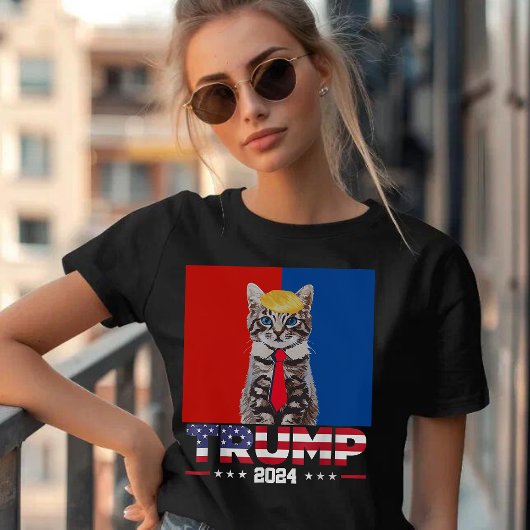 T-shirt Chats Pour Trump 2024 | Vance Trump Red Blue