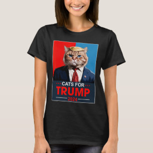 T-shirt Chats Pour Trump 2024 Vote Drôle Pour Trump Cats 2