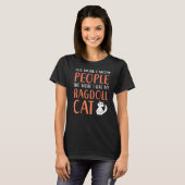T-shirt Chats Ragdoll Propriétaire Kitty Paw Love Meow Kit (Devant entier)