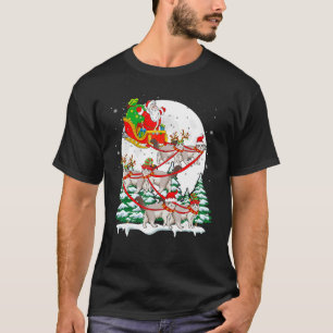 T-shirt Chats Ragnouilleux Renne Traîneau Santa Noël Propr