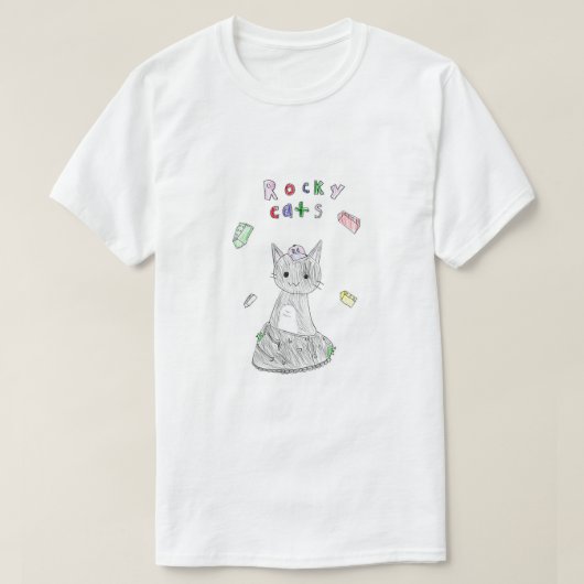 T-shirt Chats Rocky (Design devant)