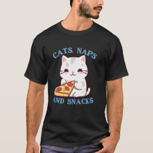 T-shirt Chats, siestes et friandises