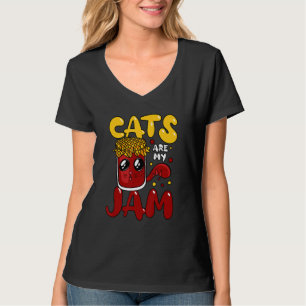 T-shirt Chats sont ma confiture Propriétaire de chat Forma