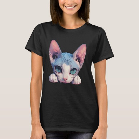 T-shirt Chats Sphynx Chat Sphynx (Devant)