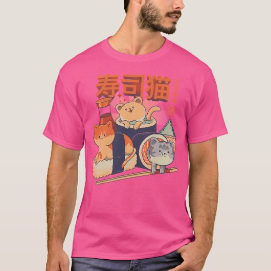T-shirt Chats Sushi (Devant)