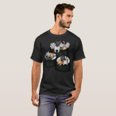 T-shirt chats sushis (Devant entier)