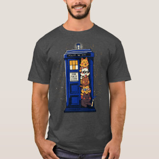 T-shirt Chats Time Travel par Tobe Fonseca
