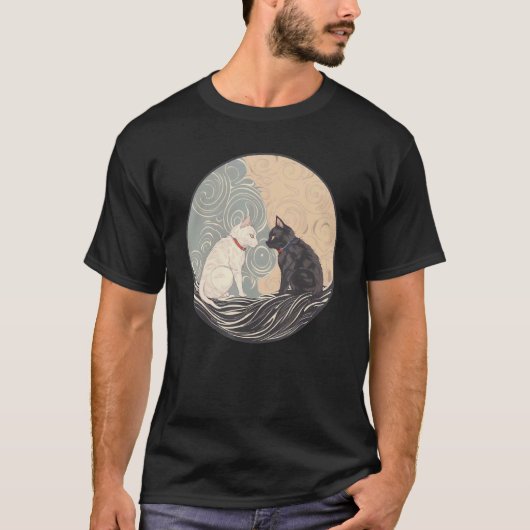 T-shirt Chats Ukiyo-e (Devant)