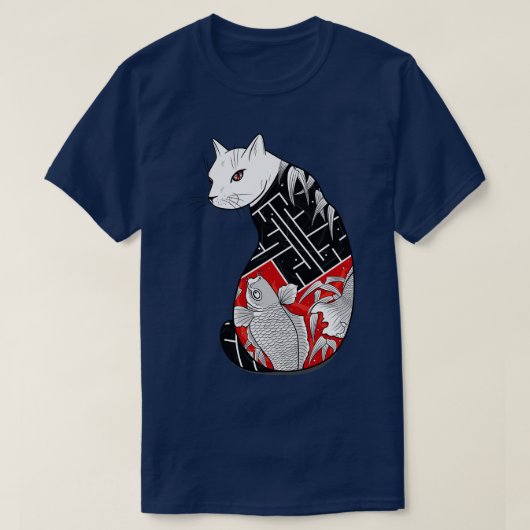 T-shirt Chats Vie cachée (Design devant)