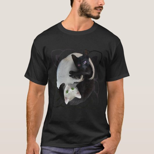 T-shirt Chats Yin Yang (Devant)