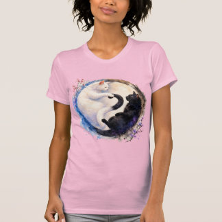 T-shirt Chats Ying et Yang