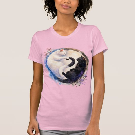 T-shirt Chats Ying et Yang (Devant)