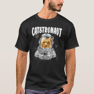 T-shirt Chatstronaute Voyages Spatiaux Drôle Chat Astronau