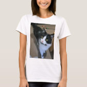 T-shirt Chatte-chat mignon (Devant)