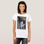 T-shirt Chatte-chat mignon (Devant entier)