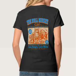 T-shirt Chatte Marché Haussier Mentalité de Richesse Fémin