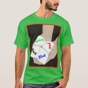 T-shirt Chatterbox Cootie Catcher papier livre de fortune