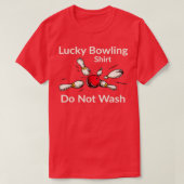 T-shirt Chaud Bowling Ne Pas Laver T 2 (Design devant)