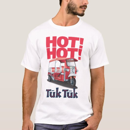 T-shirt CHAUD CHAUD de Tuk Tuk (Devant)