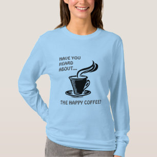 T-Shirt chaud et bon café long feutre