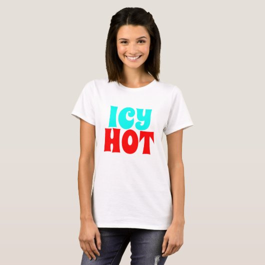 T-shirt chaud ICY pour femme (Devant entier)
