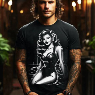 T-shirt Chaud maillot de bain Pin-up