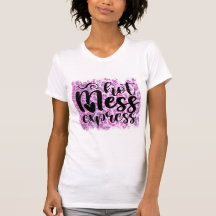 Chaud Mess Express rose léopard Perdu Chemise