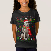 T-Shirt Chaud moche Noël Sibérien Husky Chien Chien Chien (Devant)