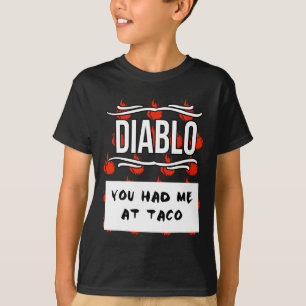 T-shirt CHAUD SAUCES Groupe Halloween DIABLO SAUCE Vous M'