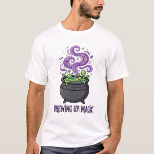 T-shirt Chaudière Magique de Brassage d'Halloween Art