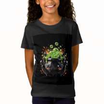 T-Shirt Chaudron de Cristal Halloween pour Enfants
