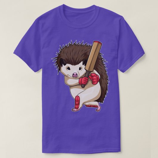 T-shirt Chauffage de cricket de hérisson (Design devant)