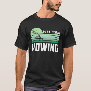 T-shirt Chauffage de pelouse pour les hommes Je préférerai