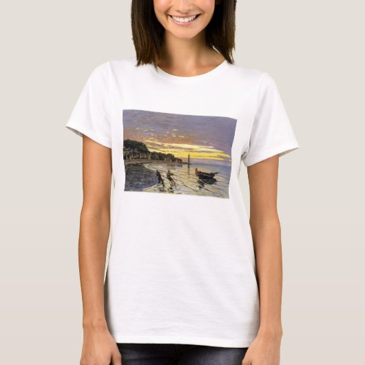 T-shirt Chauffage d'un bateau, Honfleur (Devant)