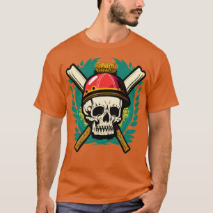T-shirt Chauffe-casque du joueur de cricket (1)