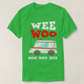 T-shirt Chauffeur ambulancier Premiers soins Weo Woo Boo B (Design devant)