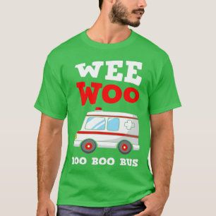 T-shirt Chauffeur ambulancier Premiers soins Weo Woo Boo B